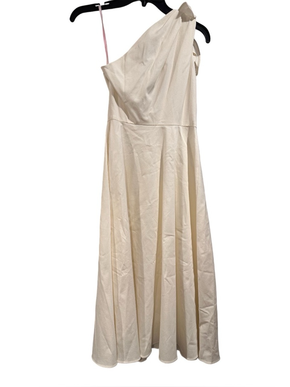 Kate Spade Twill One-Shoulder Midi Dress Ivory/Cream/Off White Sabrina Dress - Picture 5 of 16